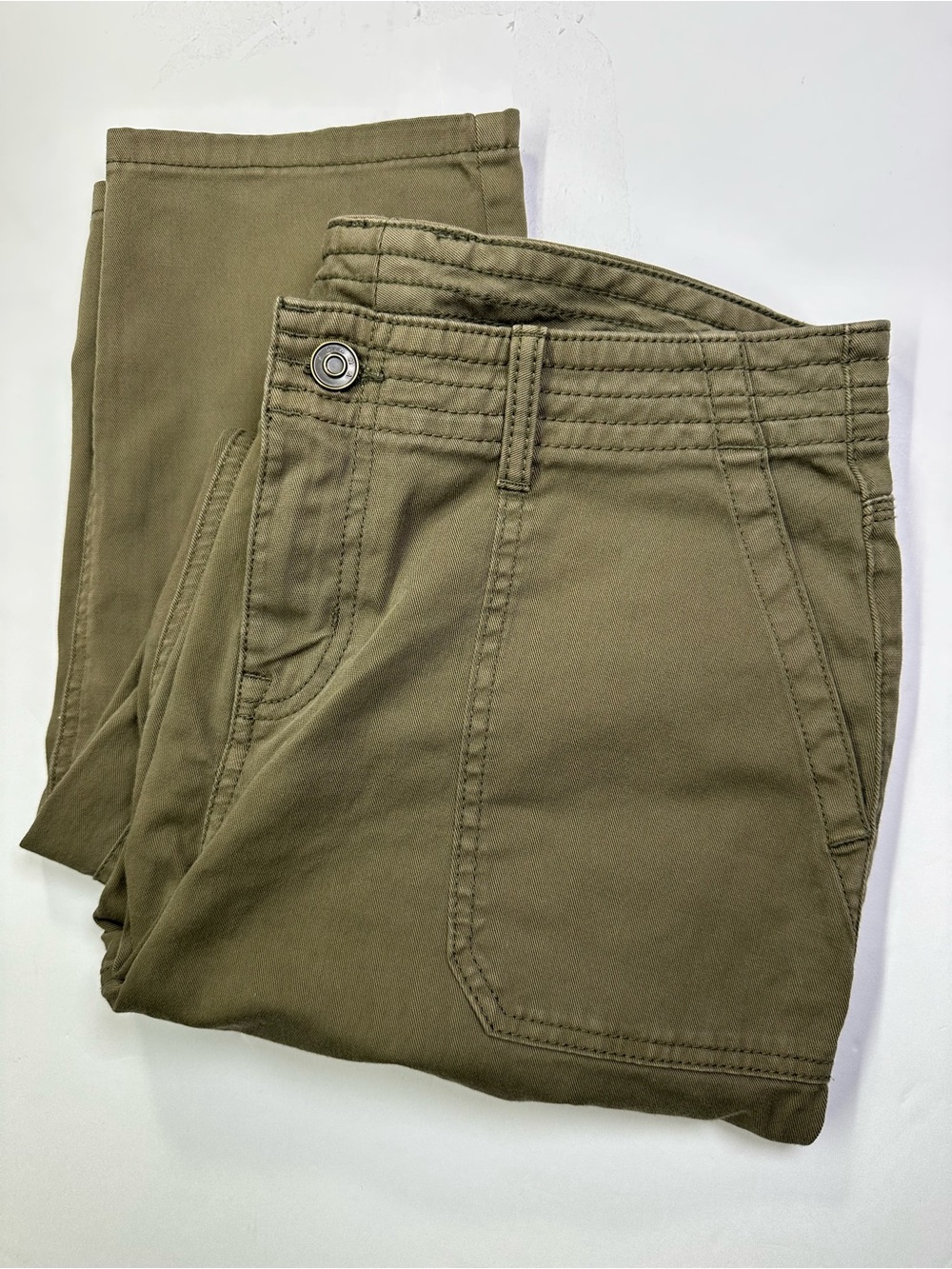 Prana Sancho Boyfriend Pant, Organic Cotton Blend with Stretch,  Women's Size 6
